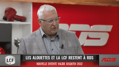 Les Alouettes et la LCF restent à RDS jusqu'en 2032