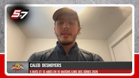 Desnoyers est fier de la résilience de son équipe