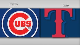 Cubs 0 - Rangers 6