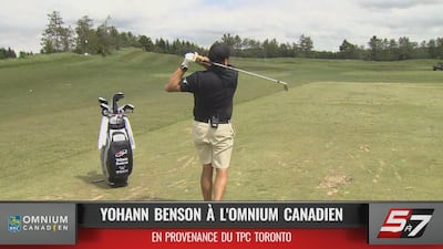 Place à l'Omnium canadien avec Yohann Benson