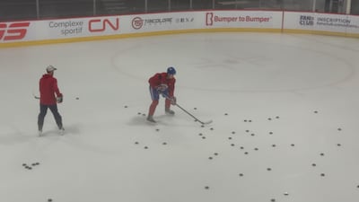 Zharovsky sur la glace à Brossard