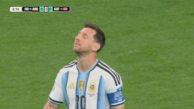 Lionel Messi rate un pénalty