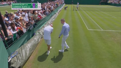Un bref, mais douloureux passage à Wimbledon pour Shapo