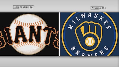 Giants 3 - Brewers 8