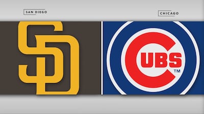 Padres 2 - Cubs 3