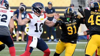 Alouettes 30 - Tiger-Cats 27 (Prolongation)
