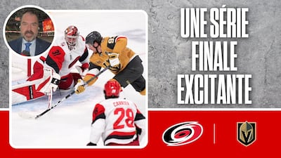 Un duel Hurricanes-Golden Knights plein de rebondissements