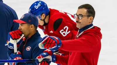 Jacob ajoutera ses couleurs à une toile déjà entamée