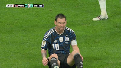 Le premier carton mène à une bonne chance pour l'Argentine