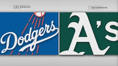Dodgers 9 - Athletics 3