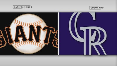 Giants 3 - Rockies 15