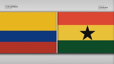 Colombie 1 - Ghana 0