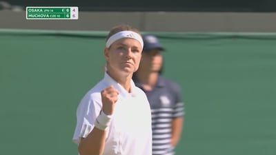 Muchova freine le parcours d'Osaka