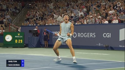 Shelton a réponse à tout devant Nakashima