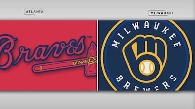 Braves 1 - Brewers 2