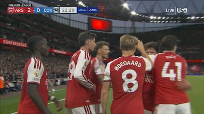 Tzolis brille, Saka place les « Gunners » au sommet
