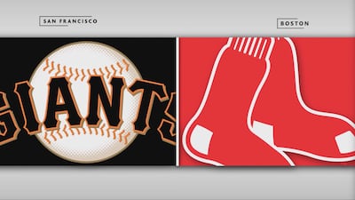 Giants 4 - Red Sox 6