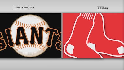 Giants 4 - Red Sox 5