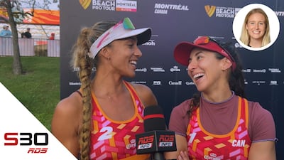 Brandie et Melissa heureuses de finir sur une bonne note