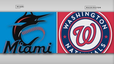Marlins 4 - Nationals 5