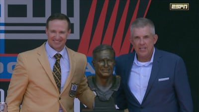 Drew Brees officiellement au Temple de la renommée