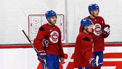 Kreider sur la glace du Complexe CN