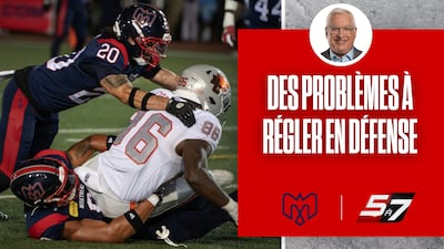 La défense des Alouettes prend l'eau