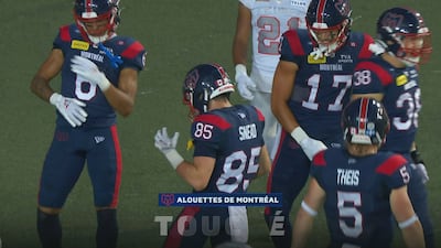 Snead rejoint Philpot au sommet de la LCF avec 10 touchés